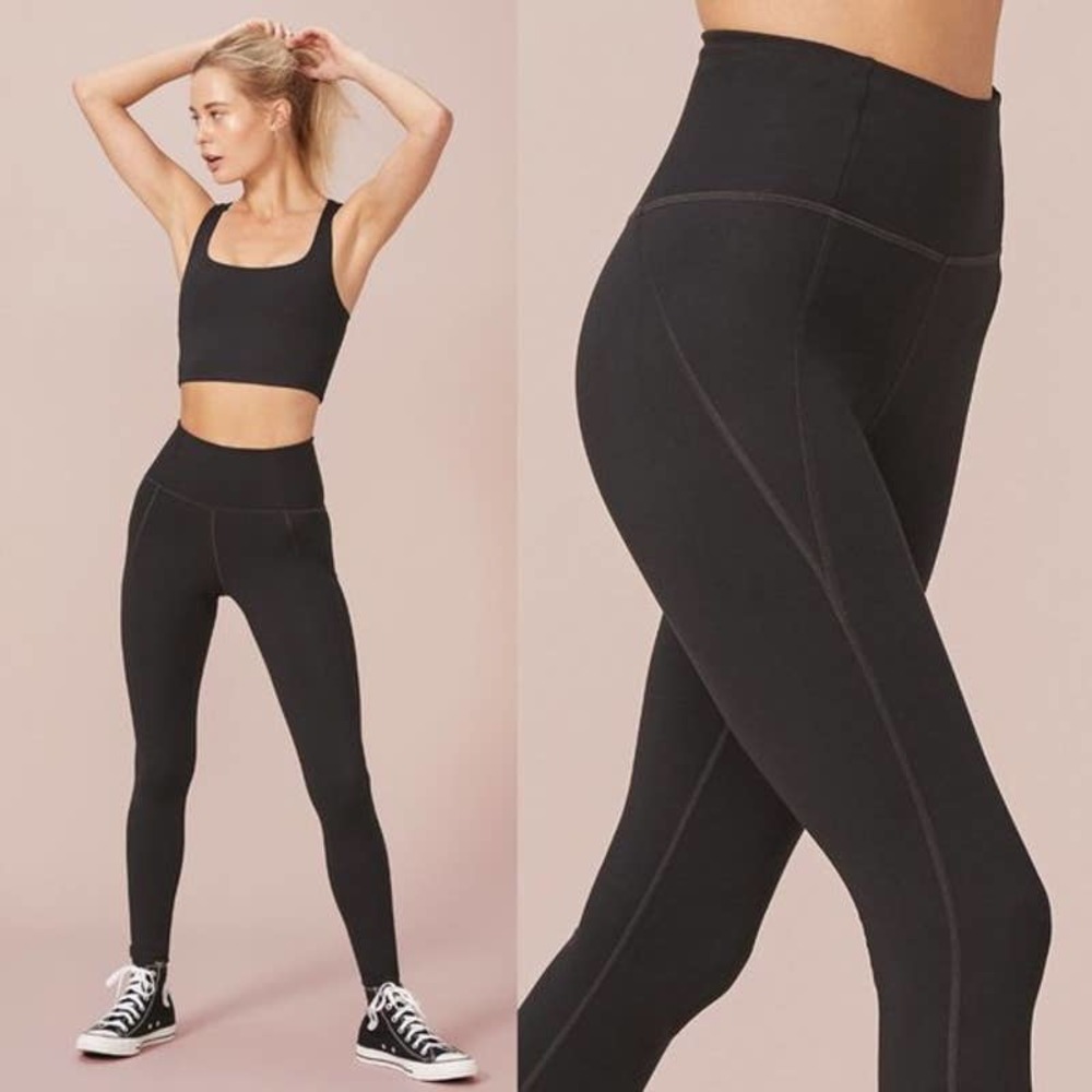 Girlfriend Collective Black High Rise Full Legging